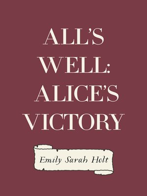 cover image of All's Well